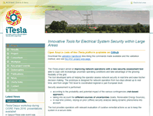Tablet Screenshot of itesla-project.eu